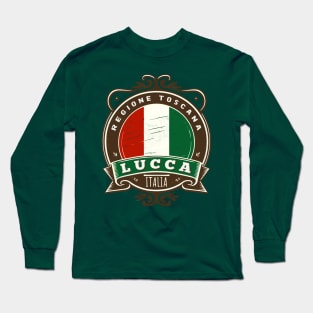 Lucca, Italia --- Retro Style Design Long Sleeve T-Shirt